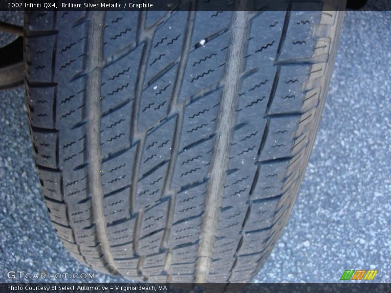 Brilliant Silver Metallic / Graphite 2002 Infiniti QX4