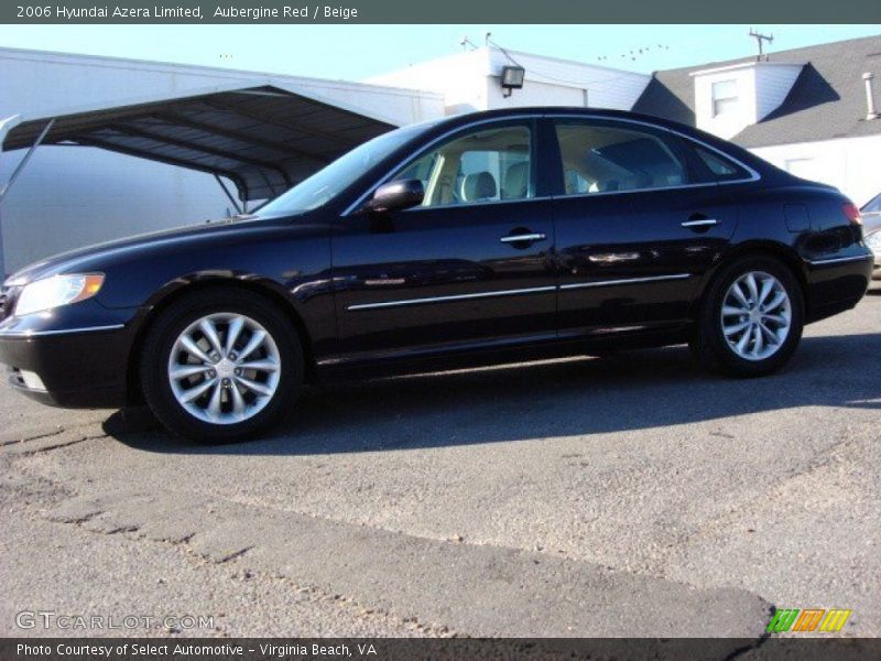 Aubergine Red / Beige 2006 Hyundai Azera Limited