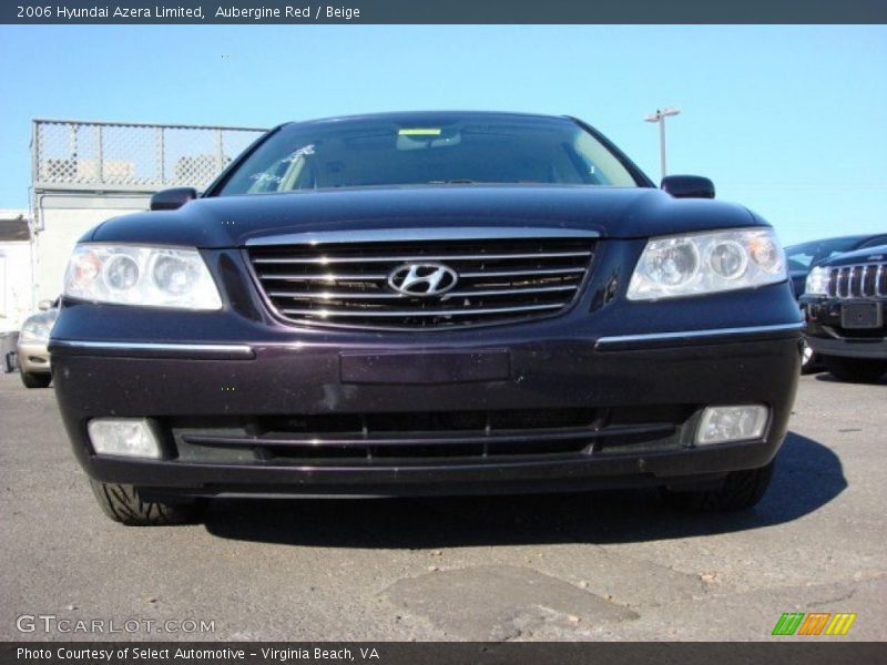 Aubergine Red / Beige 2006 Hyundai Azera Limited