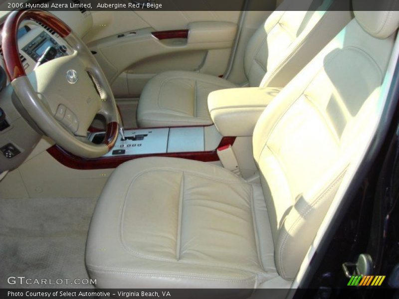 Aubergine Red / Beige 2006 Hyundai Azera Limited