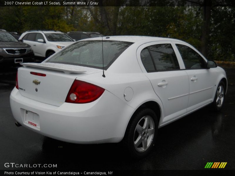 Summit White / Gray 2007 Chevrolet Cobalt LT Sedan