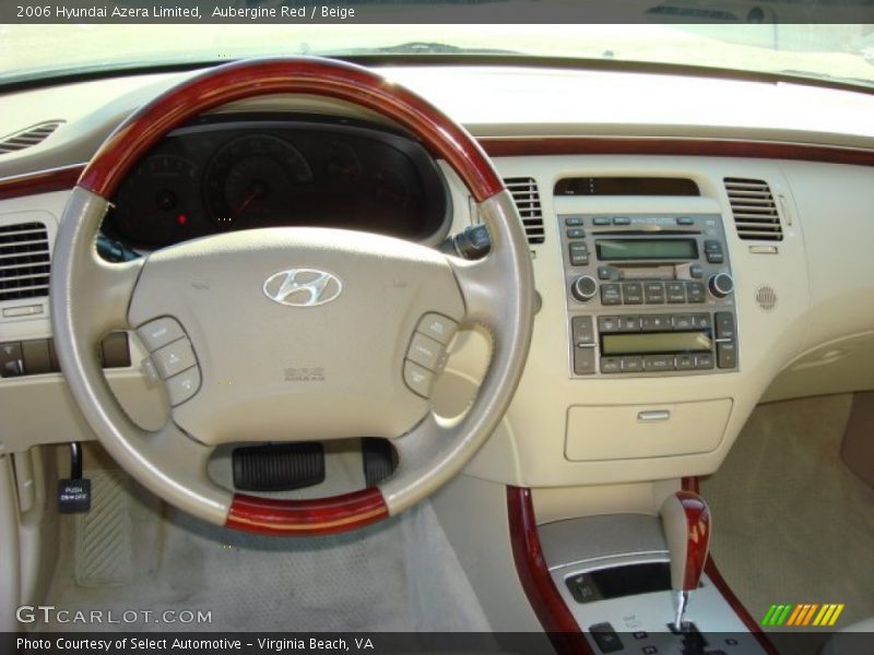 Aubergine Red / Beige 2006 Hyundai Azera Limited