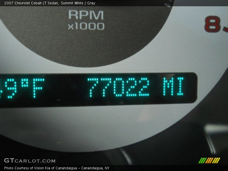 Summit White / Gray 2007 Chevrolet Cobalt LT Sedan