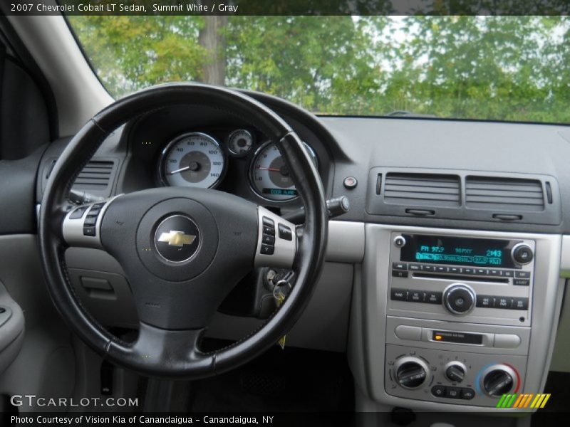 Summit White / Gray 2007 Chevrolet Cobalt LT Sedan