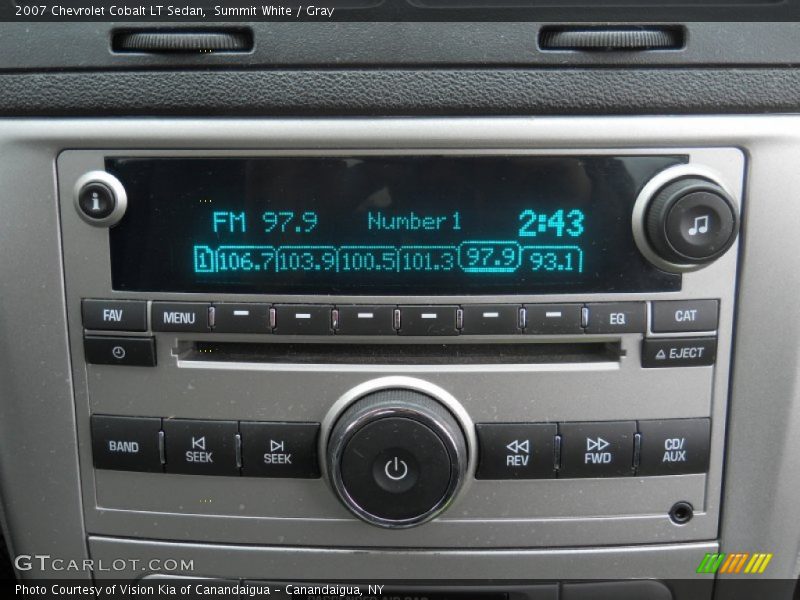 Summit White / Gray 2007 Chevrolet Cobalt LT Sedan