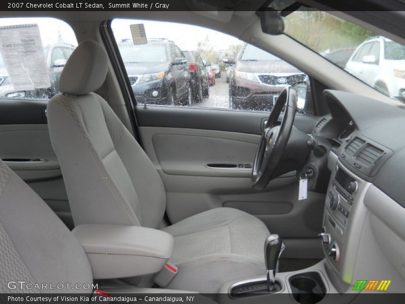 Summit White / Gray 2007 Chevrolet Cobalt LT Sedan