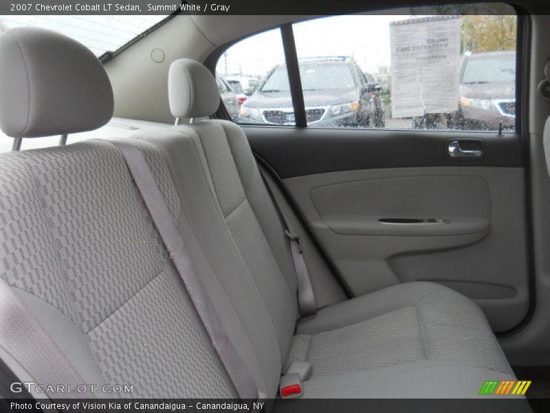 Summit White / Gray 2007 Chevrolet Cobalt LT Sedan