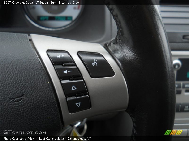 Summit White / Gray 2007 Chevrolet Cobalt LT Sedan