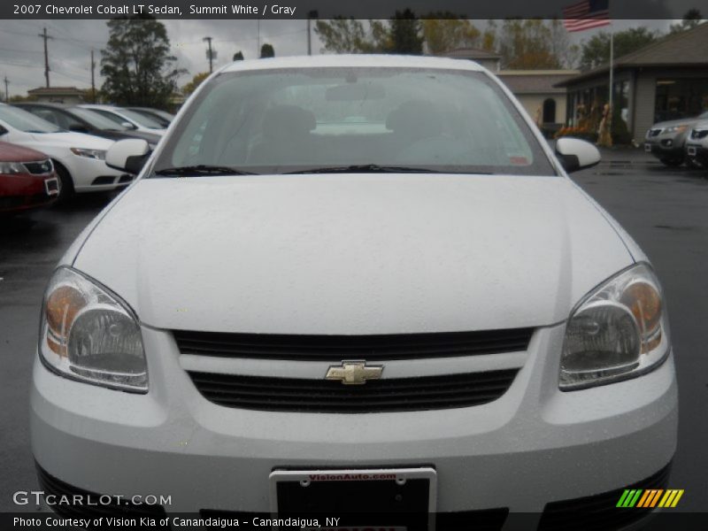 Summit White / Gray 2007 Chevrolet Cobalt LT Sedan