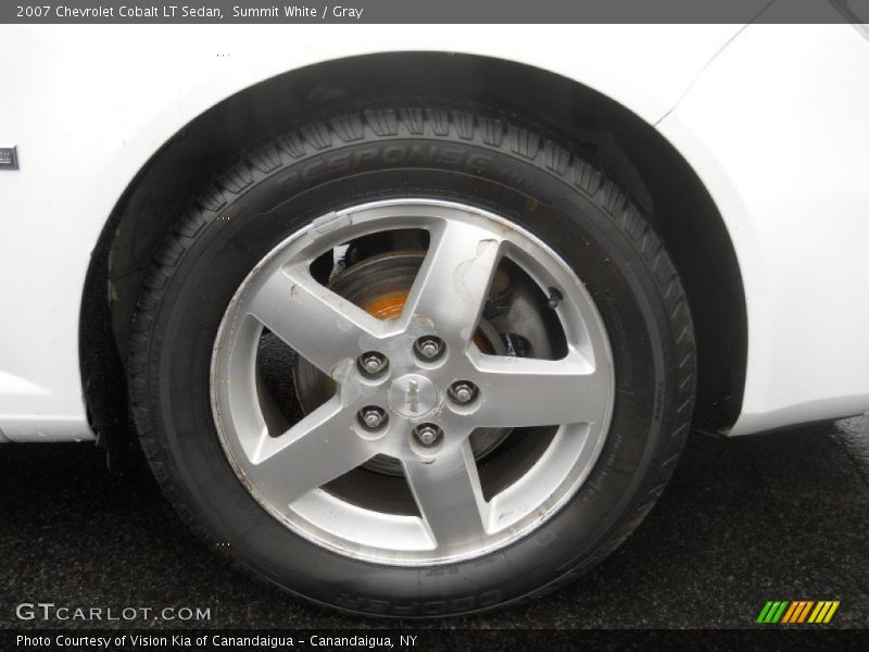 Summit White / Gray 2007 Chevrolet Cobalt LT Sedan