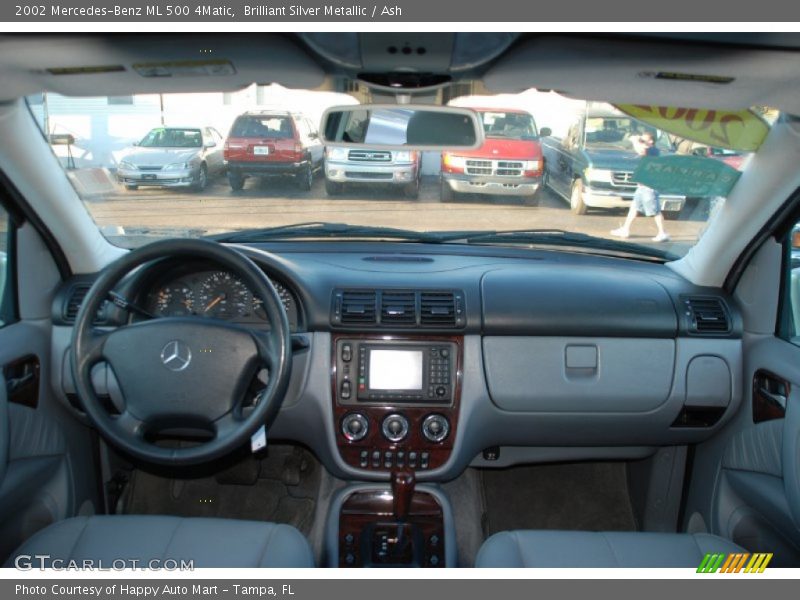 Brilliant Silver Metallic / Ash 2002 Mercedes-Benz ML 500 4Matic