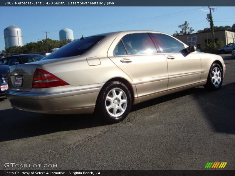 Desert Silver Metallic / Java 2002 Mercedes-Benz S 430 Sedan