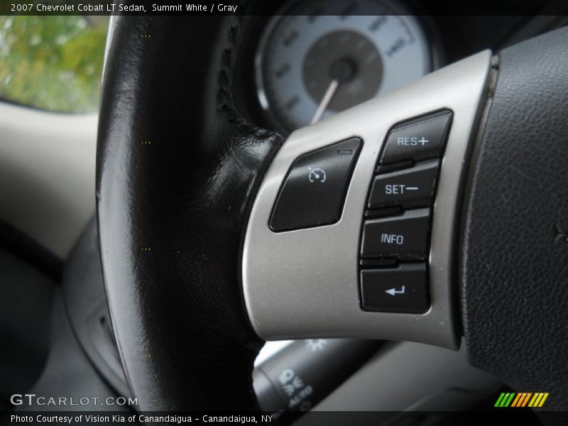 Summit White / Gray 2007 Chevrolet Cobalt LT Sedan