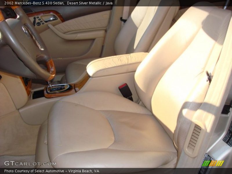 Desert Silver Metallic / Java 2002 Mercedes-Benz S 430 Sedan