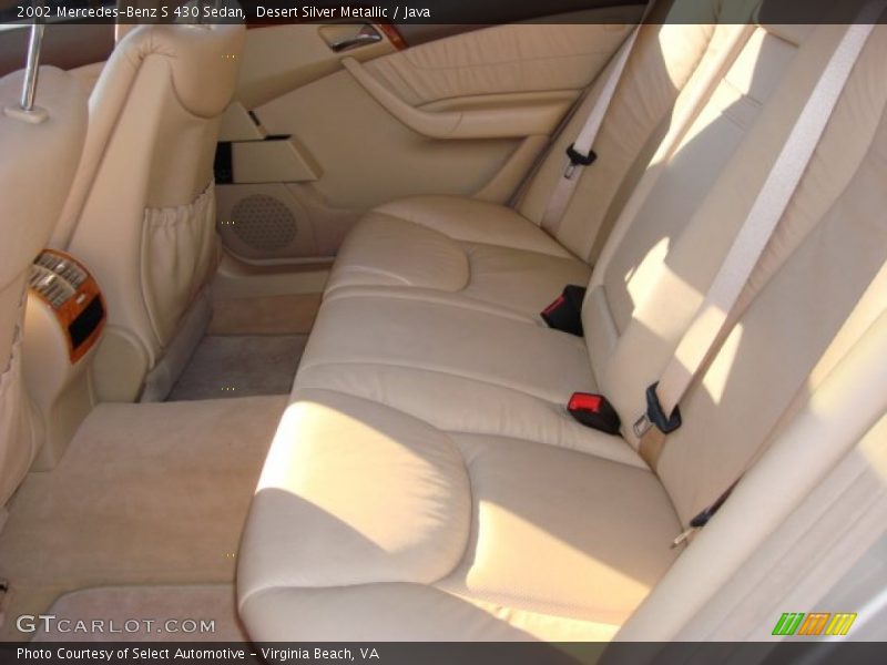 Desert Silver Metallic / Java 2002 Mercedes-Benz S 430 Sedan