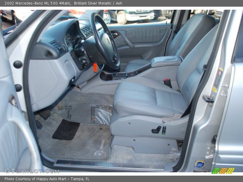 Brilliant Silver Metallic / Ash 2002 Mercedes-Benz ML 500 4Matic
