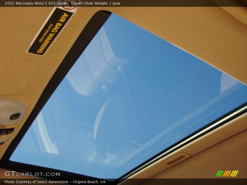 Desert Silver Metallic / Java 2002 Mercedes-Benz S 430 Sedan