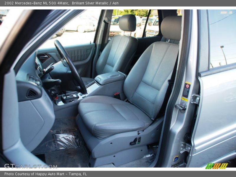 Brilliant Silver Metallic / Ash 2002 Mercedes-Benz ML 500 4Matic