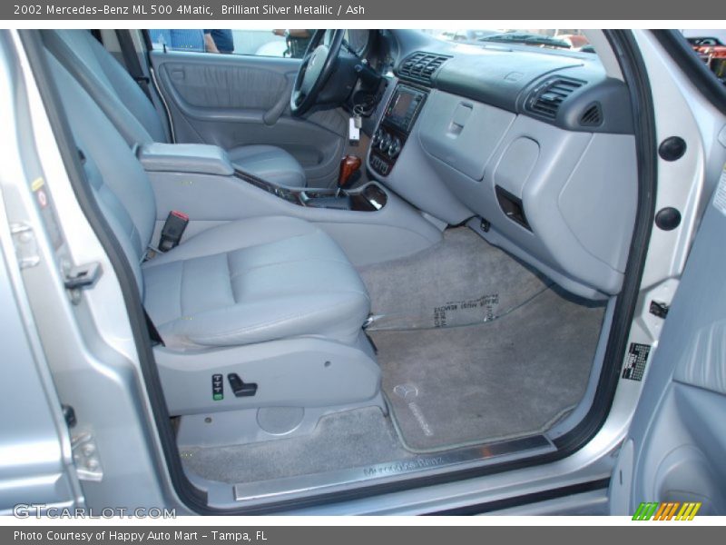 Brilliant Silver Metallic / Ash 2002 Mercedes-Benz ML 500 4Matic