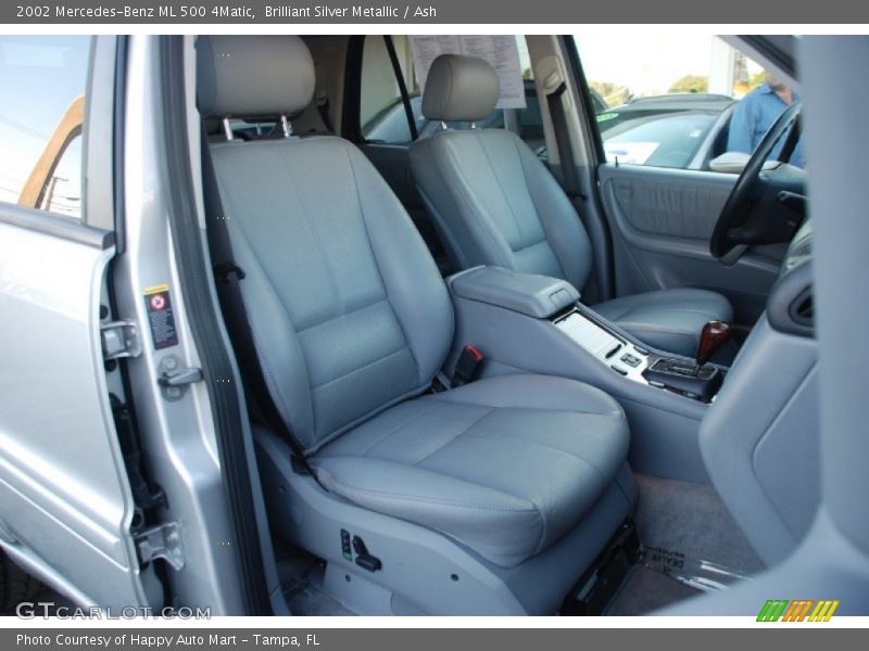 Brilliant Silver Metallic / Ash 2002 Mercedes-Benz ML 500 4Matic