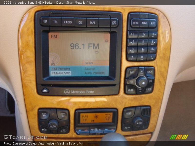Desert Silver Metallic / Java 2002 Mercedes-Benz S 430 Sedan