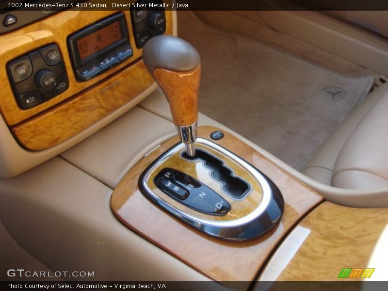 Desert Silver Metallic / Java 2002 Mercedes-Benz S 430 Sedan