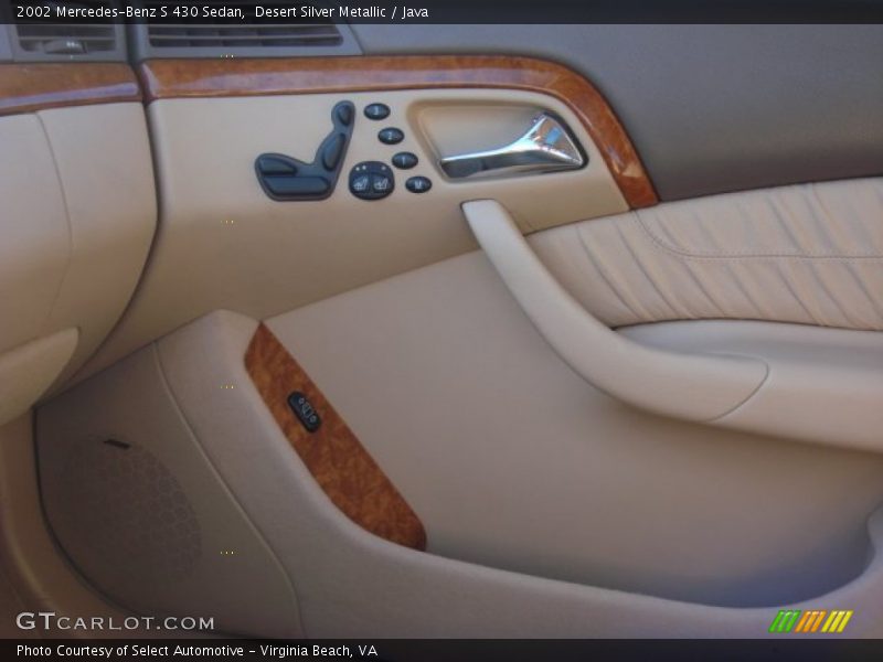 Desert Silver Metallic / Java 2002 Mercedes-Benz S 430 Sedan