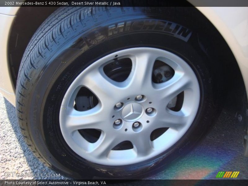Desert Silver Metallic / Java 2002 Mercedes-Benz S 430 Sedan