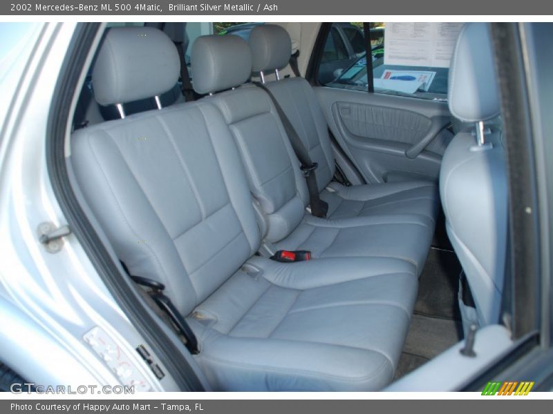 Brilliant Silver Metallic / Ash 2002 Mercedes-Benz ML 500 4Matic