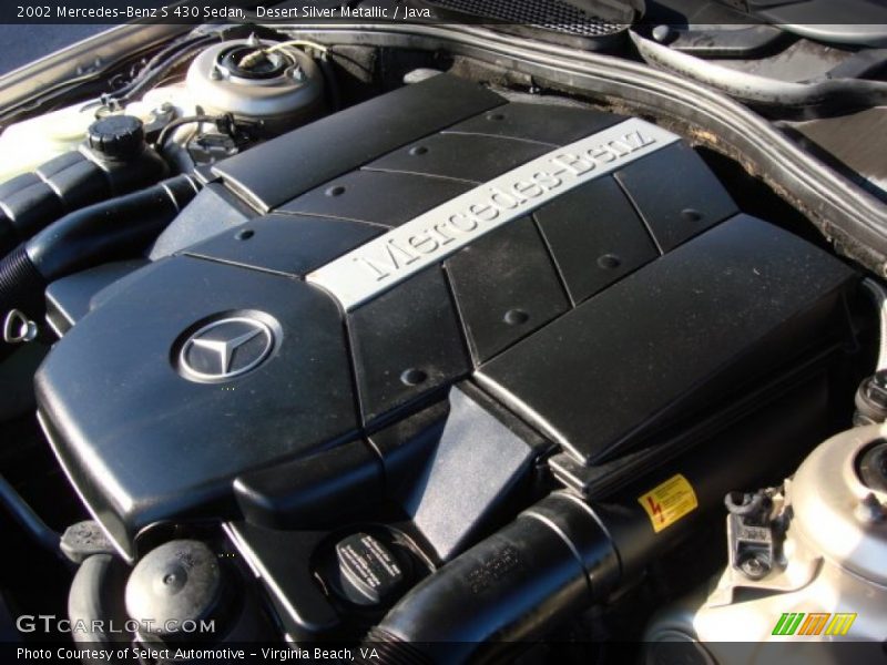 Desert Silver Metallic / Java 2002 Mercedes-Benz S 430 Sedan