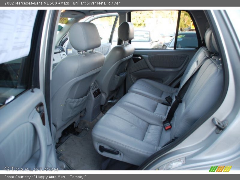 Brilliant Silver Metallic / Ash 2002 Mercedes-Benz ML 500 4Matic