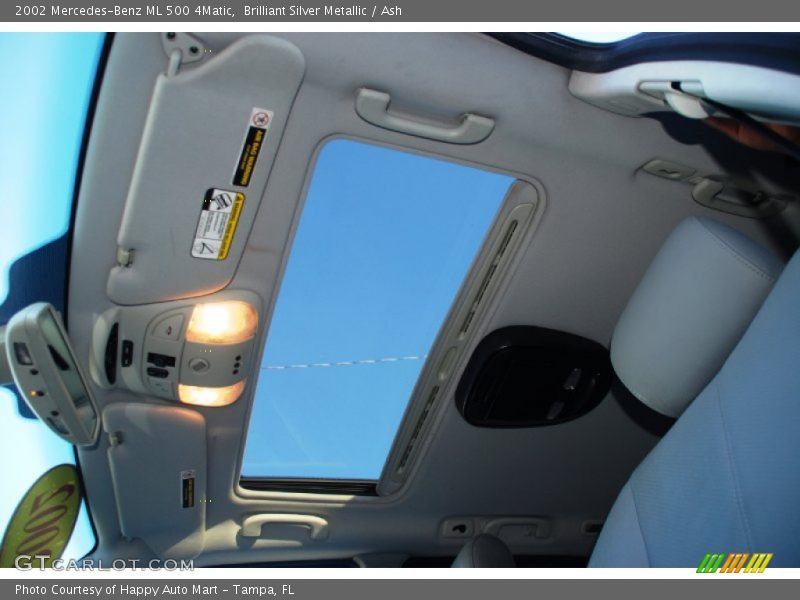 Brilliant Silver Metallic / Ash 2002 Mercedes-Benz ML 500 4Matic