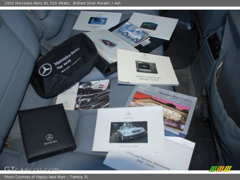 Brilliant Silver Metallic / Ash 2002 Mercedes-Benz ML 500 4Matic