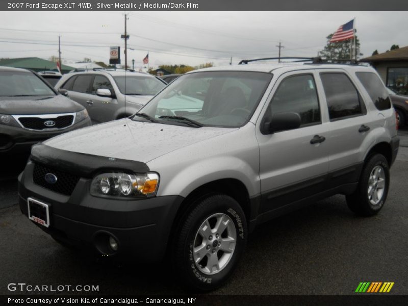 Silver Metallic / Medium/Dark Flint 2007 Ford Escape XLT 4WD