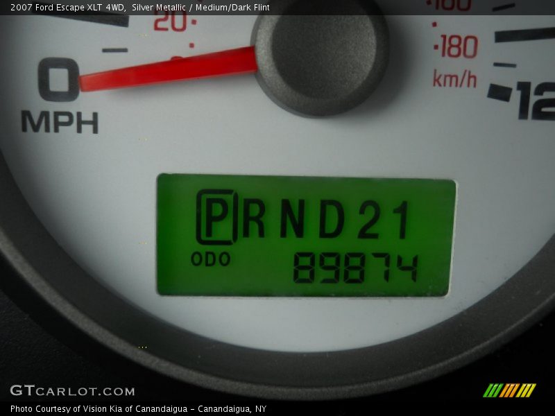 Silver Metallic / Medium/Dark Flint 2007 Ford Escape XLT 4WD