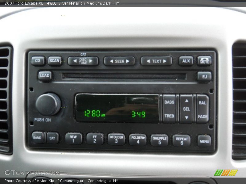Audio System of 2007 Escape XLT 4WD