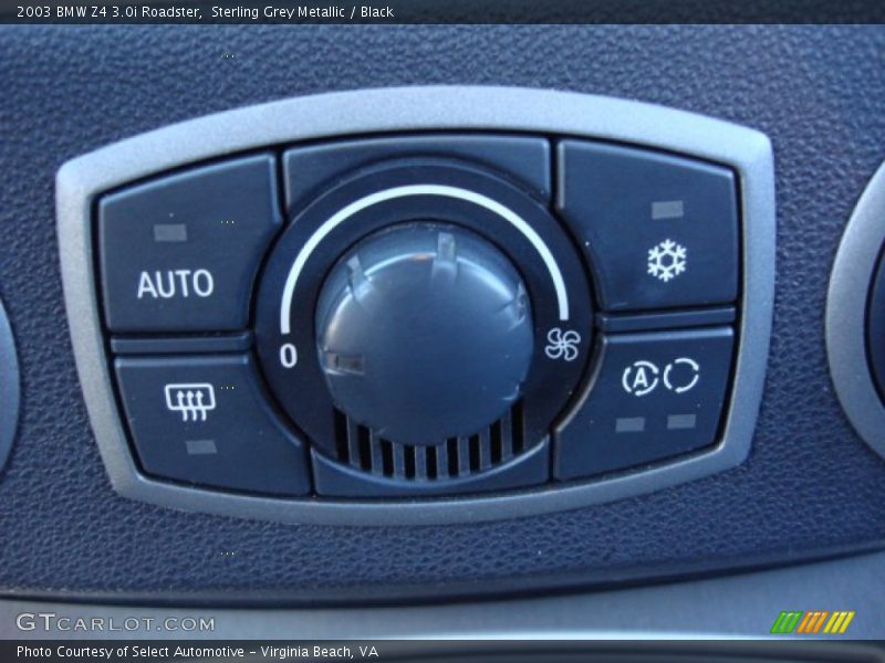 Controls of 2003 Z4 3.0i Roadster