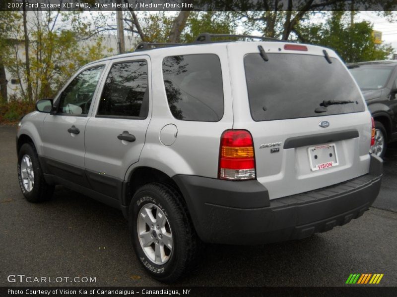 Silver Metallic / Medium/Dark Flint 2007 Ford Escape XLT 4WD