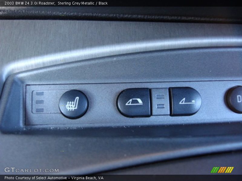 Controls of 2003 Z4 3.0i Roadster