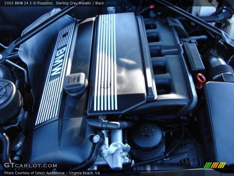 Sterling Grey Metallic / Black 2003 BMW Z4 3.0i Roadster