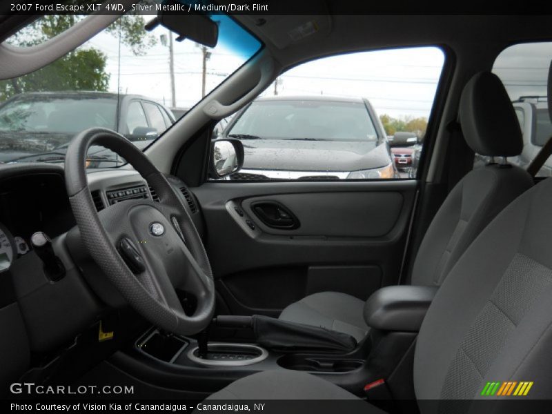 Silver Metallic / Medium/Dark Flint 2007 Ford Escape XLT 4WD