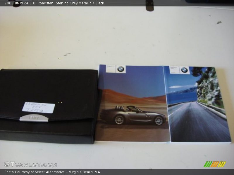 Sterling Grey Metallic / Black 2003 BMW Z4 3.0i Roadster