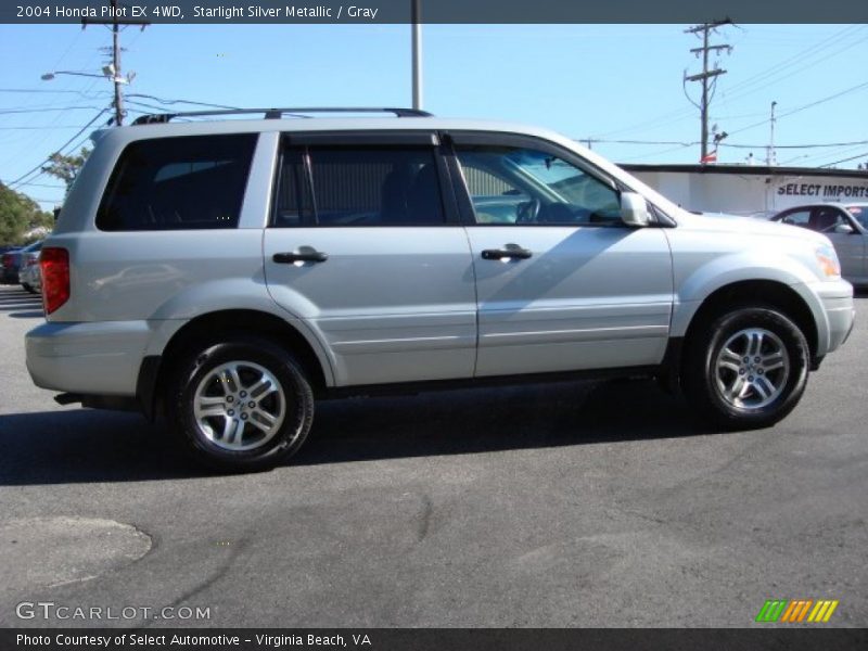 Starlight Silver Metallic / Gray 2004 Honda Pilot EX 4WD