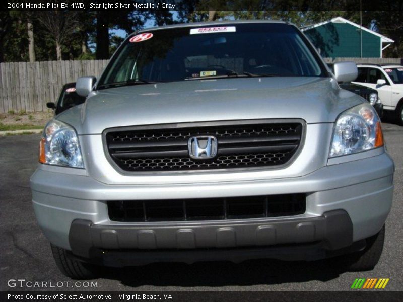 Starlight Silver Metallic / Gray 2004 Honda Pilot EX 4WD