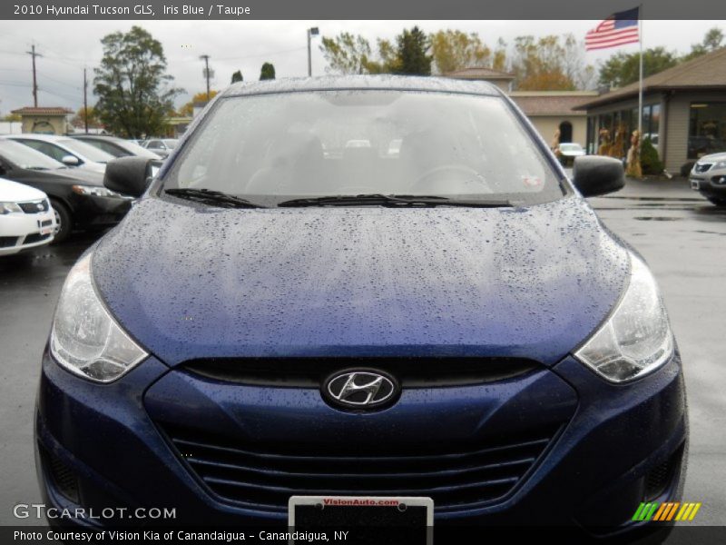 Iris Blue / Taupe 2010 Hyundai Tucson GLS