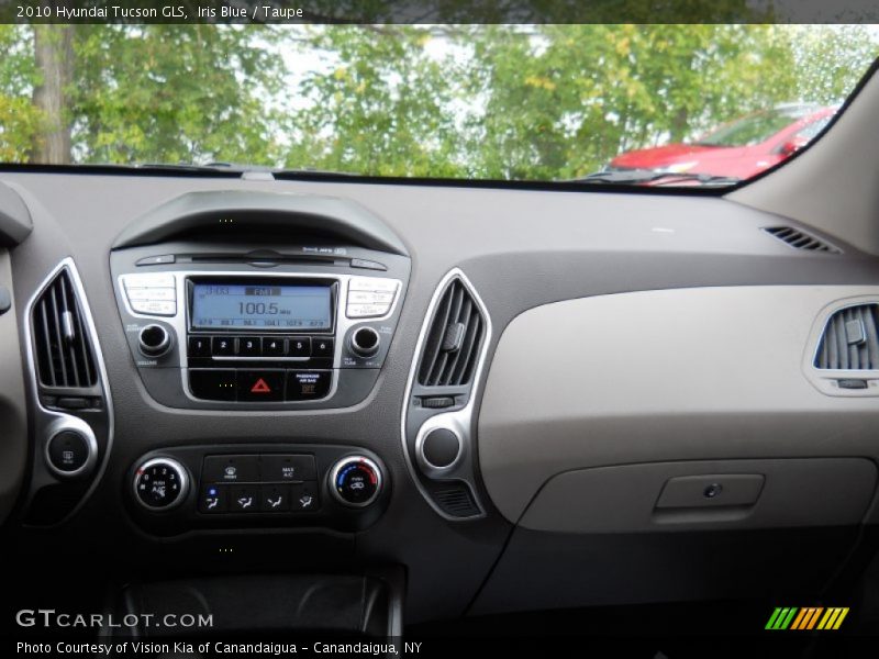 Iris Blue / Taupe 2010 Hyundai Tucson GLS
