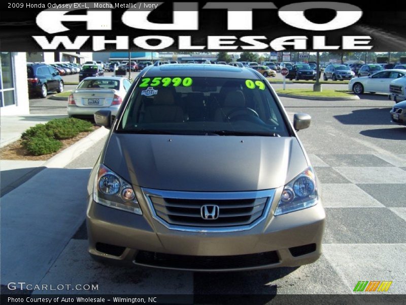 Mocha Metallic / Ivory 2009 Honda Odyssey EX-L