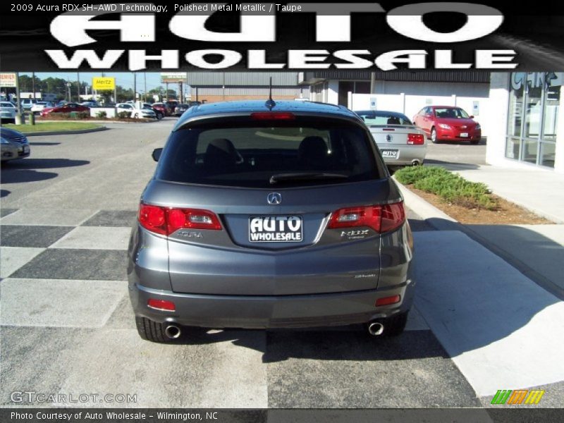 Polished Metal Metallic / Taupe 2009 Acura RDX SH-AWD Technology