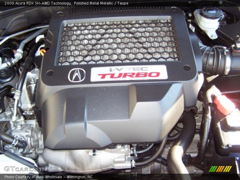 Polished Metal Metallic / Taupe 2009 Acura RDX SH-AWD Technology