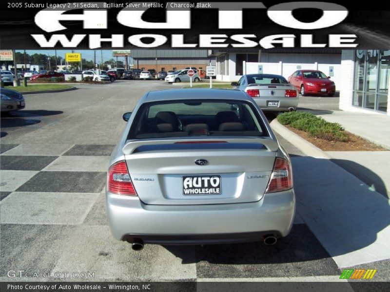 Brilliant Silver Metallic / Charcoal Black 2005 Subaru Legacy 2.5i Sedan
